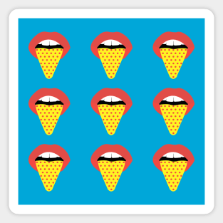 Pop art lips Sticker